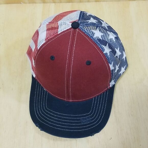 American Flag Printed Snapbaback hat Unisex. - Picture 4 of 8